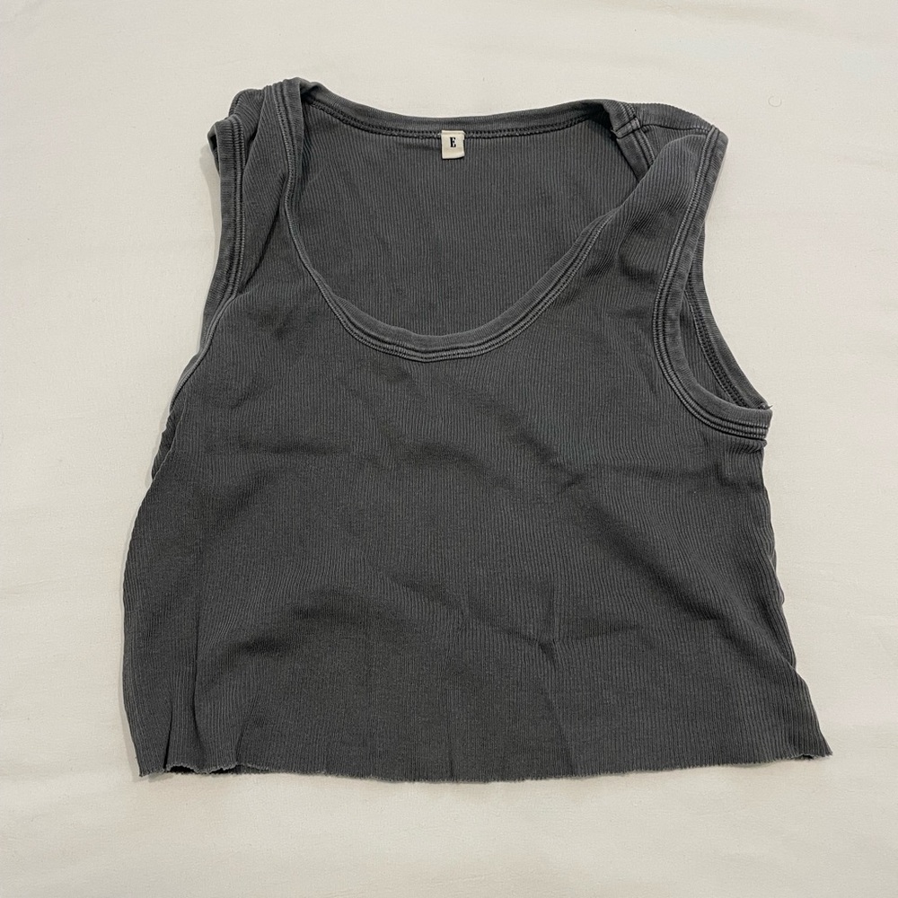 Gray Elwood Sleeveless Women's TankTop